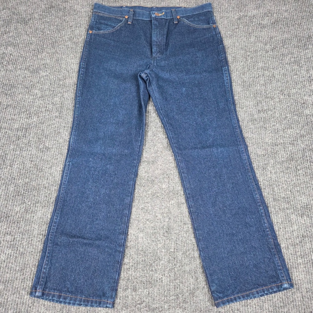 Wrangler 936PWD Mens Slim Fit Cowboy Cut Jeans Dark Indigo 34x29